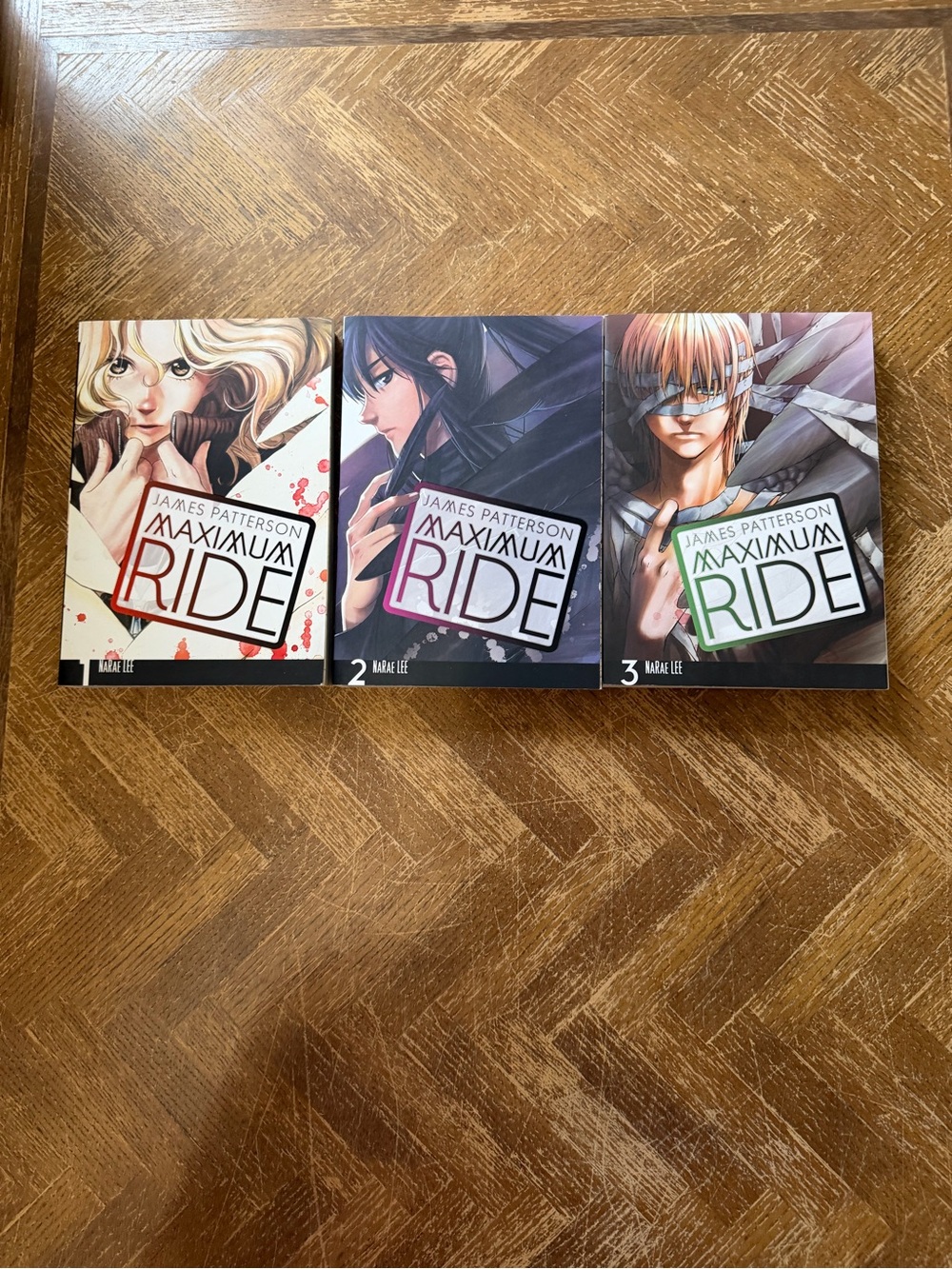 Maximum Ride Volumes 1-3 Manga Style Paperbacks
